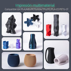 FLASHFORGE Adventurer 5M Pro Impresora 3D con Sistema de Impresión Automática con 1 Clic, Alta Velocidad de 600mm/s, Boquilla Desmontable Rápida de 280°C, Estructura Completamente Metálica Core XY