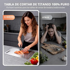 Juego de 3 tablas de cortar de titanio