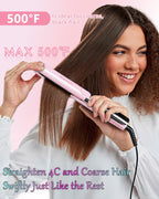 DORISILK Plancha de Cabello Profesional de Alta Temperatura de 500...