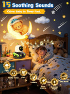 Montessori Toys para Boys 1-3 Year Old Gifts,19 Films Train Projector Light