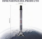Falcon 9 Cohete fundido a presión 1/200 Escala Dragon Modelo de