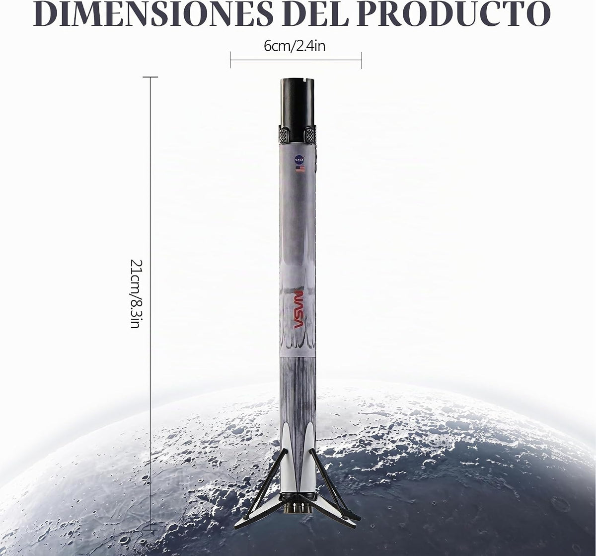 Falcon 9 Cohete fundido a presión 1/200 Escala Dragon Modelo de