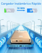 BBD Cargador portátil magnético de 12000 mAh para iPhone