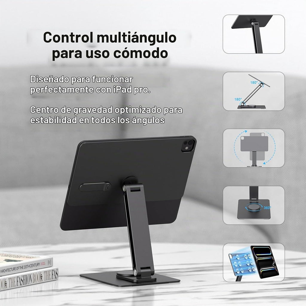 Soporte magnético para iPad Pro de 11 pulgadas con carga inalámbrica para iPad Pro de 11 pulgadas