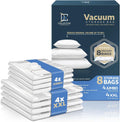 Paquete de 8 bolsas de almacenamiento al vacío XXL y