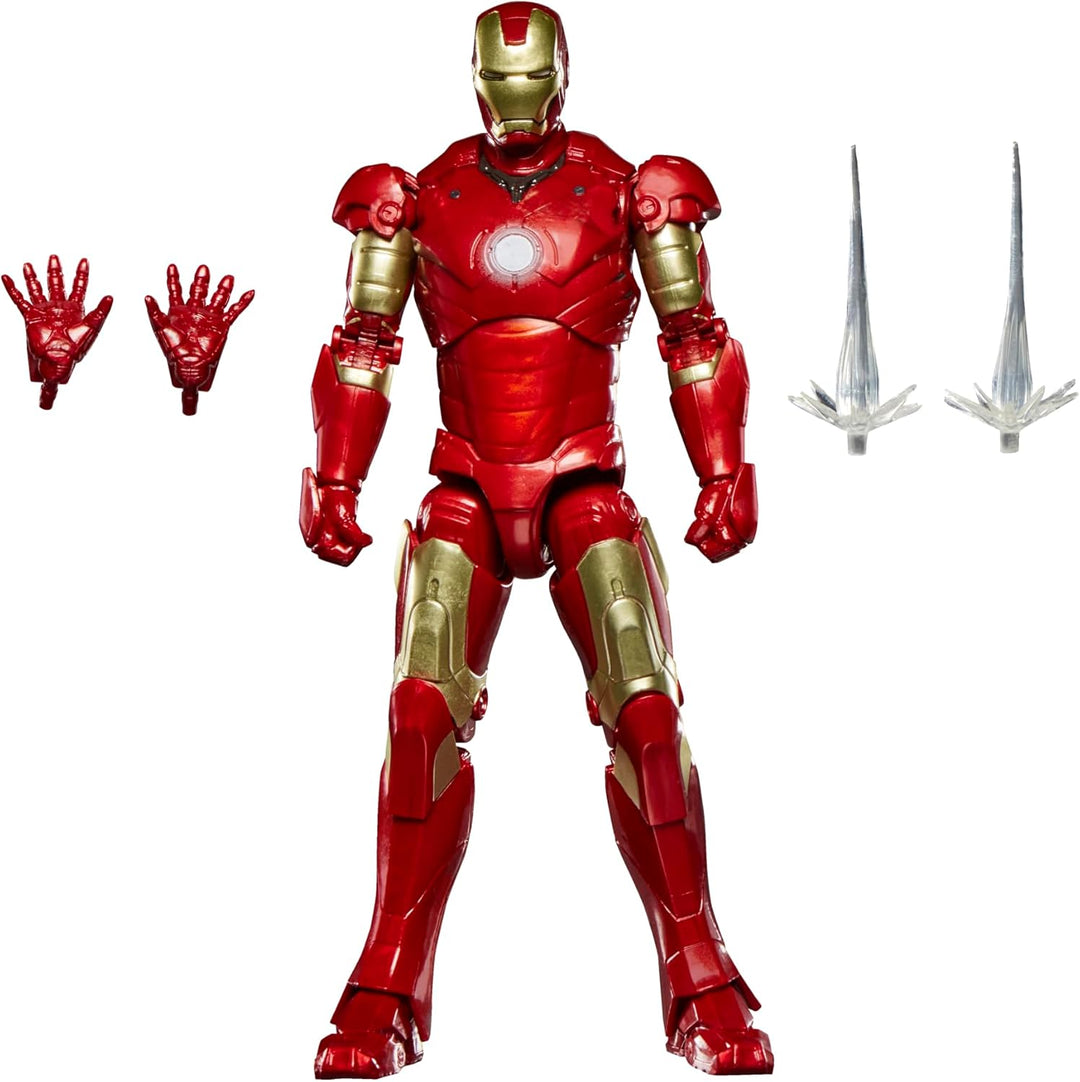 Marvel Serie Legends Iron Man Mark III, Figura de acción colecciona...