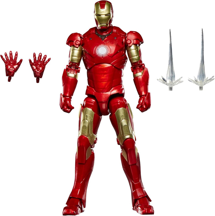Marvel Serie Legends Iron Man Mark III, Figura de acción colecciona...