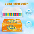 Varita de burbujas, 200 piezas de mini varitas de burbujas a granel en 10