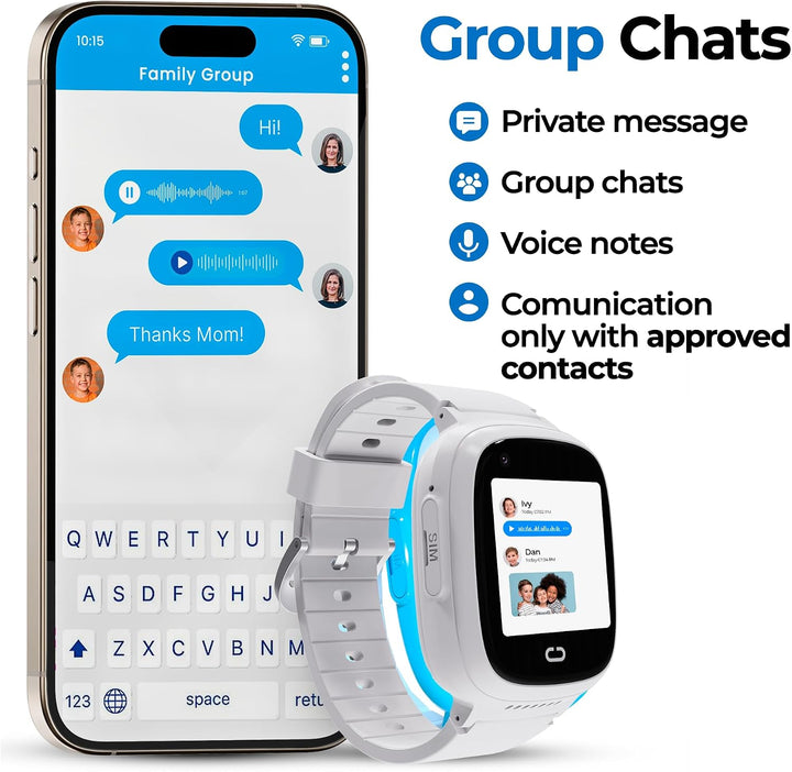 Seculife - Reloj inteligente para niños más seguro - Hablar y envia...