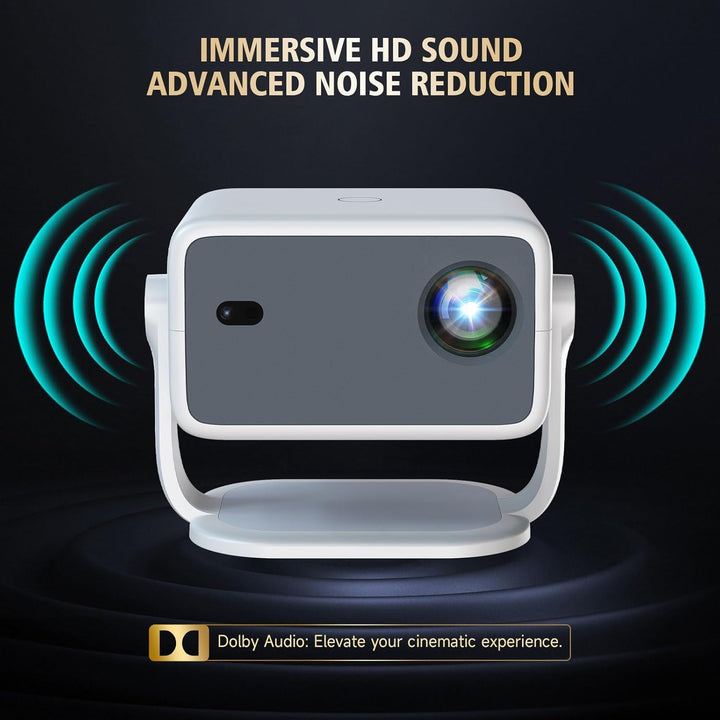 Aplicación con licencia oficial y 1080P nativo: proyector con WiFi...