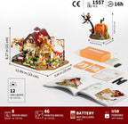 Lumibricks Granja de otoño, conjunto de construcción de iluminación