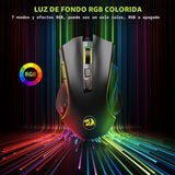 Redragon M602 Mouse para juegos, mouse ergonómico RGB para juegos c...