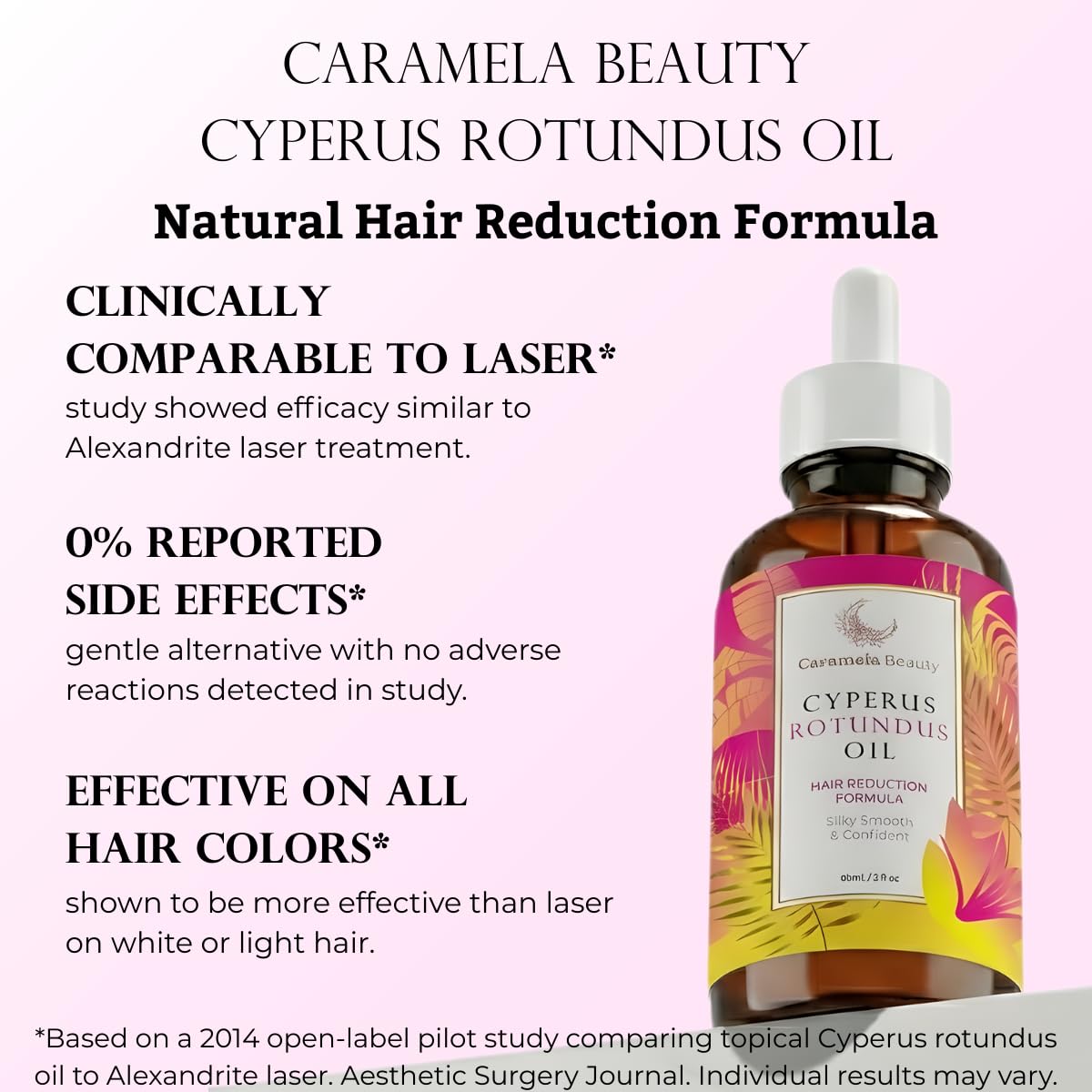 Aceite de Cyperus Rotundus Natural Caramela Beauty - 60ml de Aceite...
