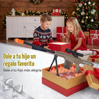 Rifle de francotirador de juguete de bala suave, proyectil de espuma para expulsar pistolas de espuma realistas, dardos falsos para patio trasero, juego de disparos al aire libre para niños