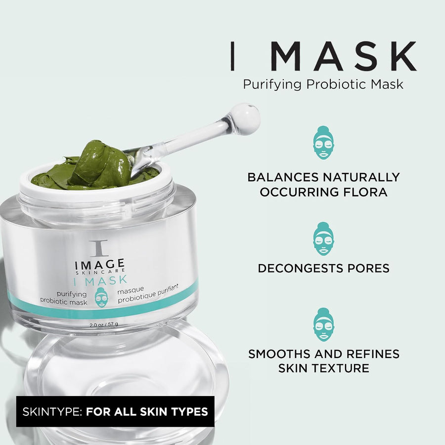 Image Skincare Mascarilla probiótica purificadora, 2 oz