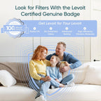 Levoit Purificador de aire para el hogar, mascotas, dormitorio, dormitorio