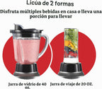 Hamilton Beach Quiet Blender para Smoothies con Wave Action System