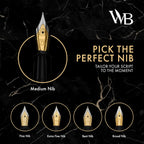 Wordsworth & Black Juego de pluma estilográfica de lujo para escribir