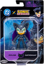 DC X Sonic - Figuras de acción coleccionables a escala de 2.5 pulgadas, nudillos, plateado, rojo, Dr. Eggman, con múltiples puntos de articulación para posar lleno de acción