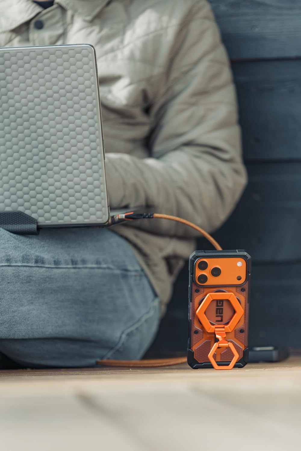 UAG Soporte magnético para anillo de teléfono, compatible con MagSafe