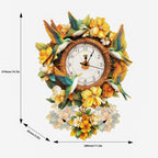 KAAYEE Rompecabezas 3D para adultos, reloj de colibrí, pájaro, rompecabezas