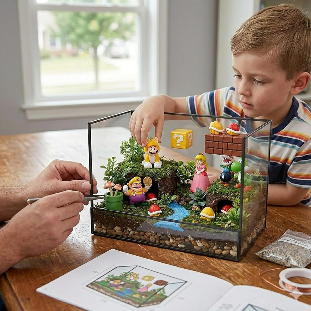 Juego de 48 mini figuras de acción inspiradas en Mario, figuras de...