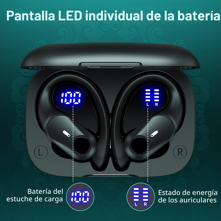 Auriculares inalámbricos con cancelación activa de ruido, auricular...