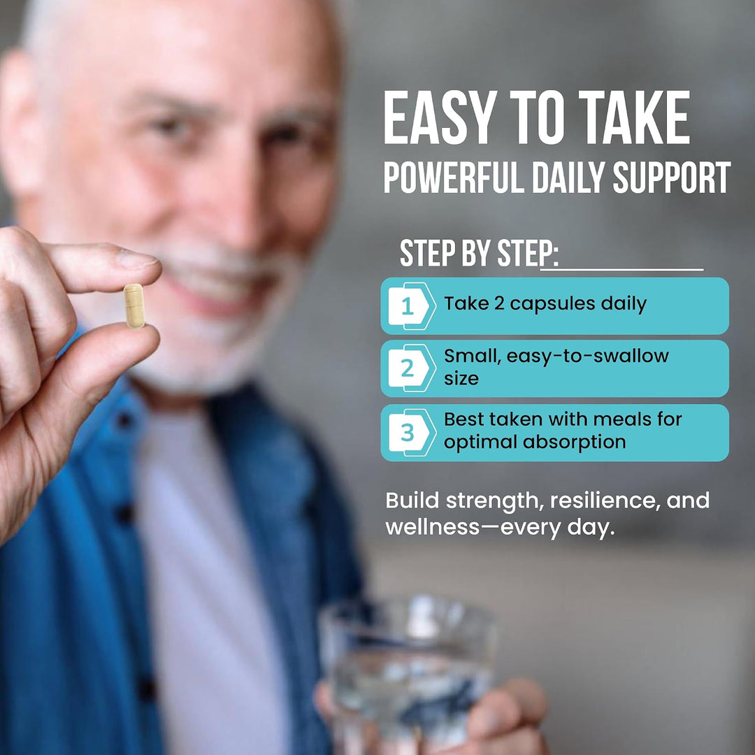 Wound Care Plus - Multivitamínico para hombre, mezcla integral de v...