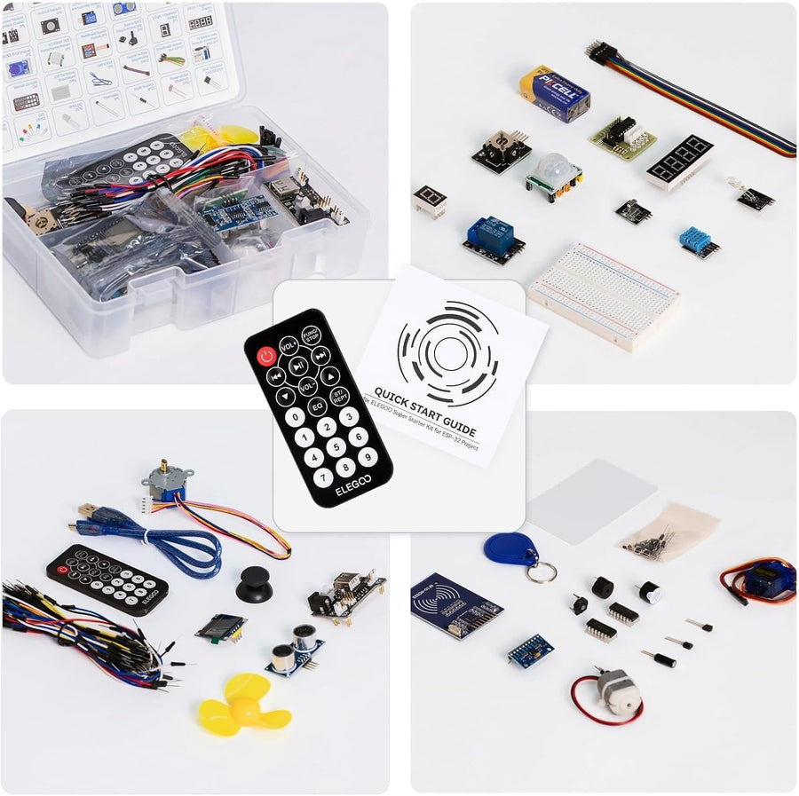 ELEGOO ESP-32 Kit de inicio súper avanzado con tutorial y placa de...