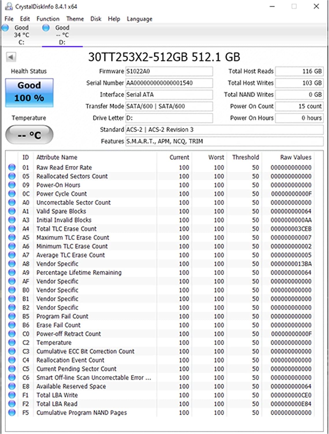 Timetec 512GB SSD 3D NAND SATA III 6Gb\/s de 2,5 pulgadas 7mm (0,28...