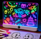 Tablero de dibujo recargable de 16" LED con atenuación continua