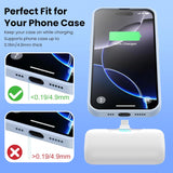 Cargador portátil mini para iPhone Serie 17\/16\/15, Banco de energ...