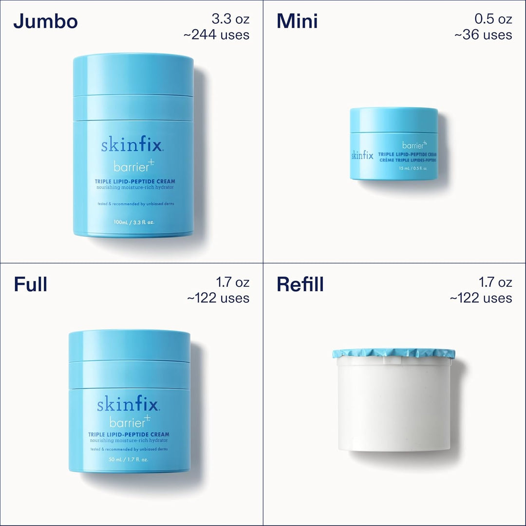 Skinfix Triple Lipid-Peptide Cream XL - 3.3 oz - Hidratante facial...