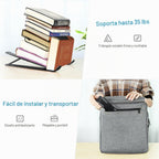 ivoler Soporte para laptop, soporte elevador para laptop, soporte para tableta de computadora, 6 ángulos ajustables, de aluminio, ergonómico, plegable, soporte de escritorio portátil compatible con