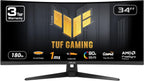 ASUS TUF Gaming VG34VQ3B \u2013 Monitor curvo ultraamplio de 34\u20...