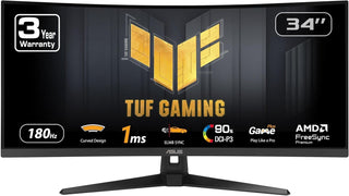 ASUS TUF Gaming VG34VQ3B \u2013 Monitor curvo ultraamplio de 34\u20...
