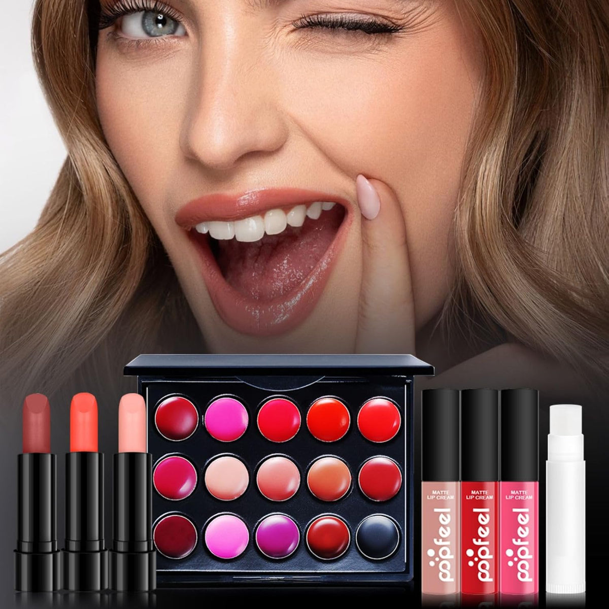 Melearch Caja de maquillaje, regalo surtido sorpresa para festivale...