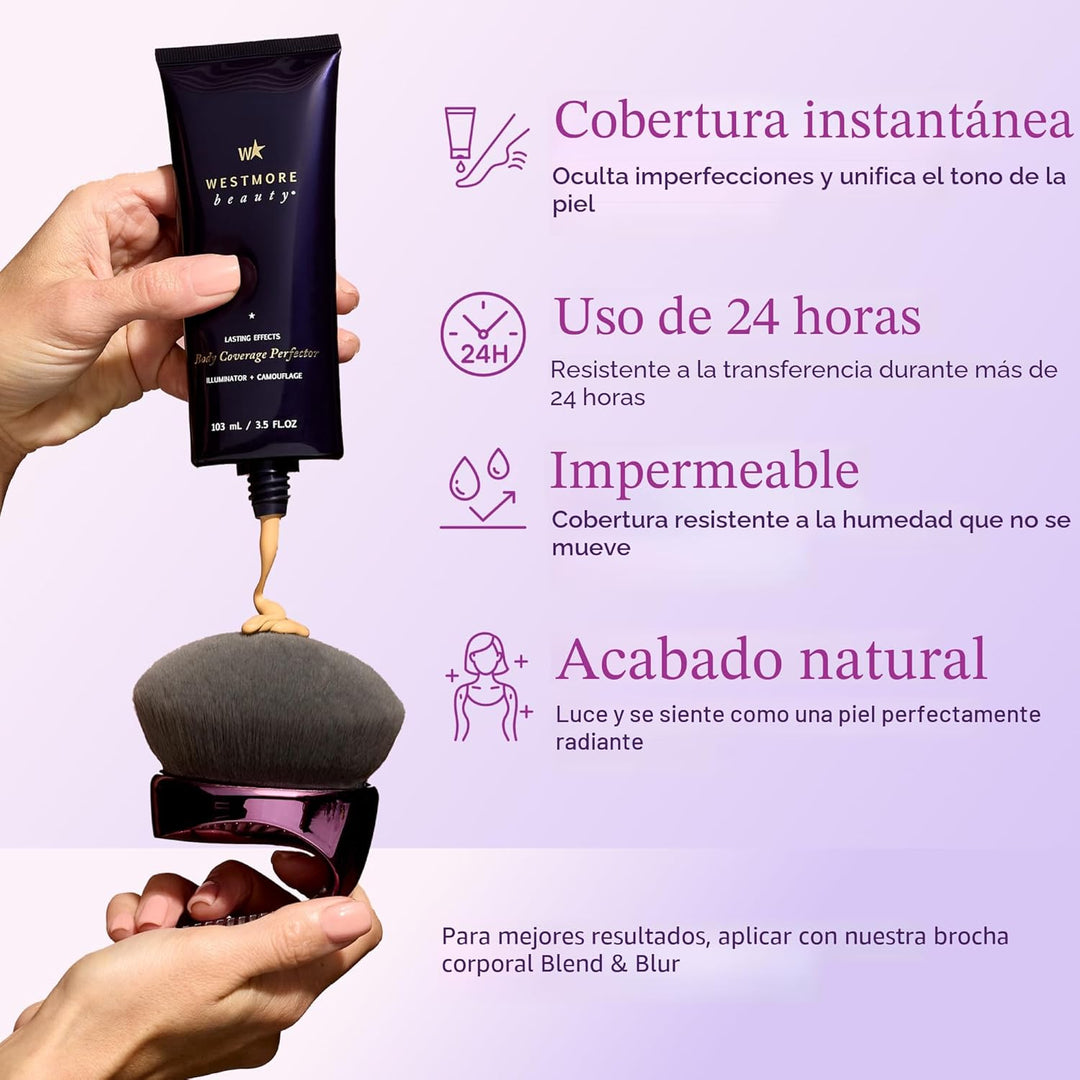 Westmore Beauty - Perfeccionador de cobertura corporal - Maquillaje...