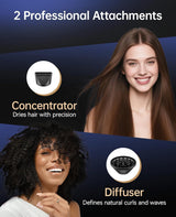 Secadores de Pelo para Mujeres, Secador de Pelo CONFU con Difusor,...