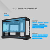Lian Li A3-26.3L Micro Factor de Forma Chasis - Panel Frontal y Lat...