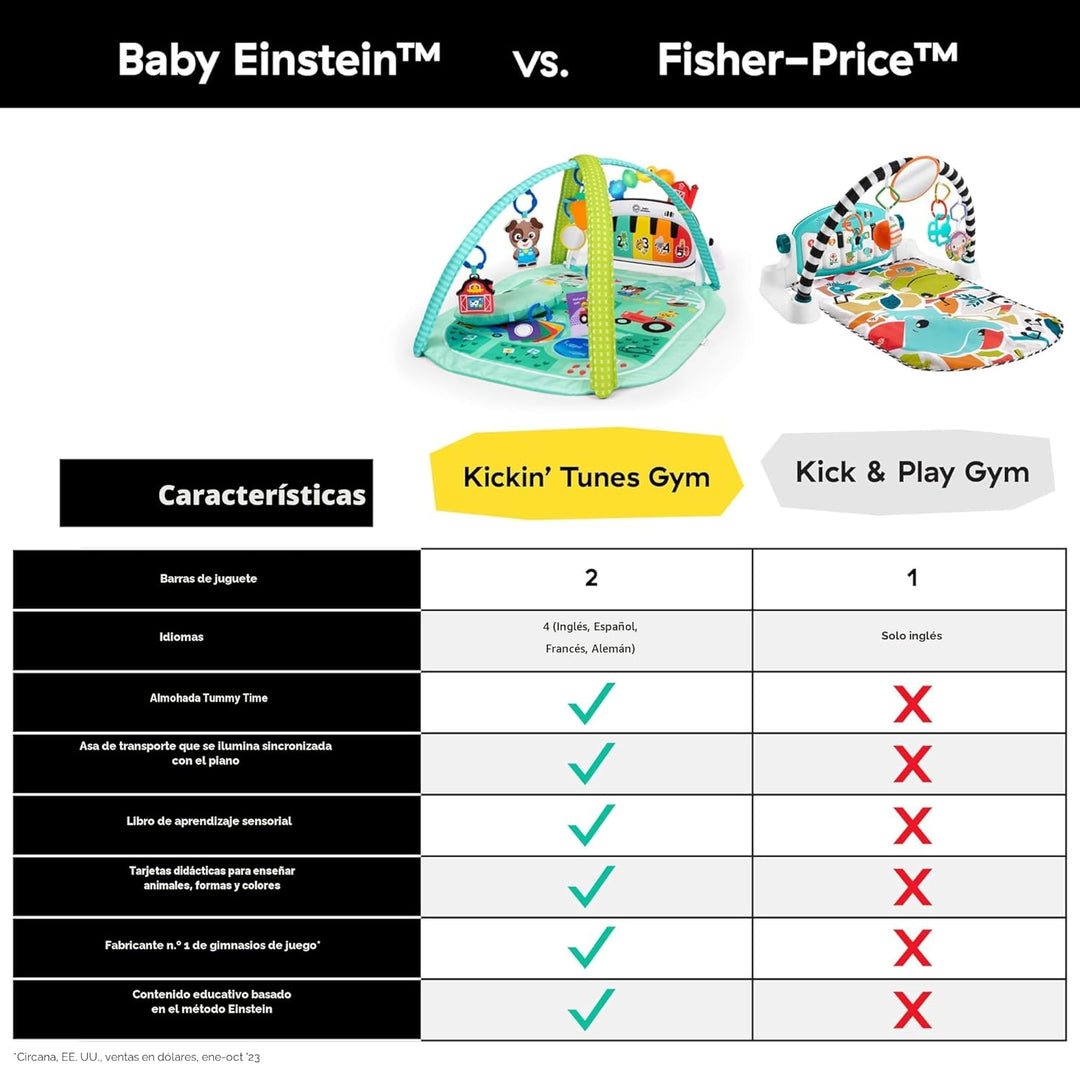 Baby Einstein Farm Explorers 4 en 1 Kickin' Tunes Musical Meado...