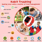 Relojes digitales para niños y niñas, reloj deportivo con rastreador de fitness, podómetro, alarmas, cronómetro, no necesita aplicación, reloj impermeable para niños, regalo para adolescentes