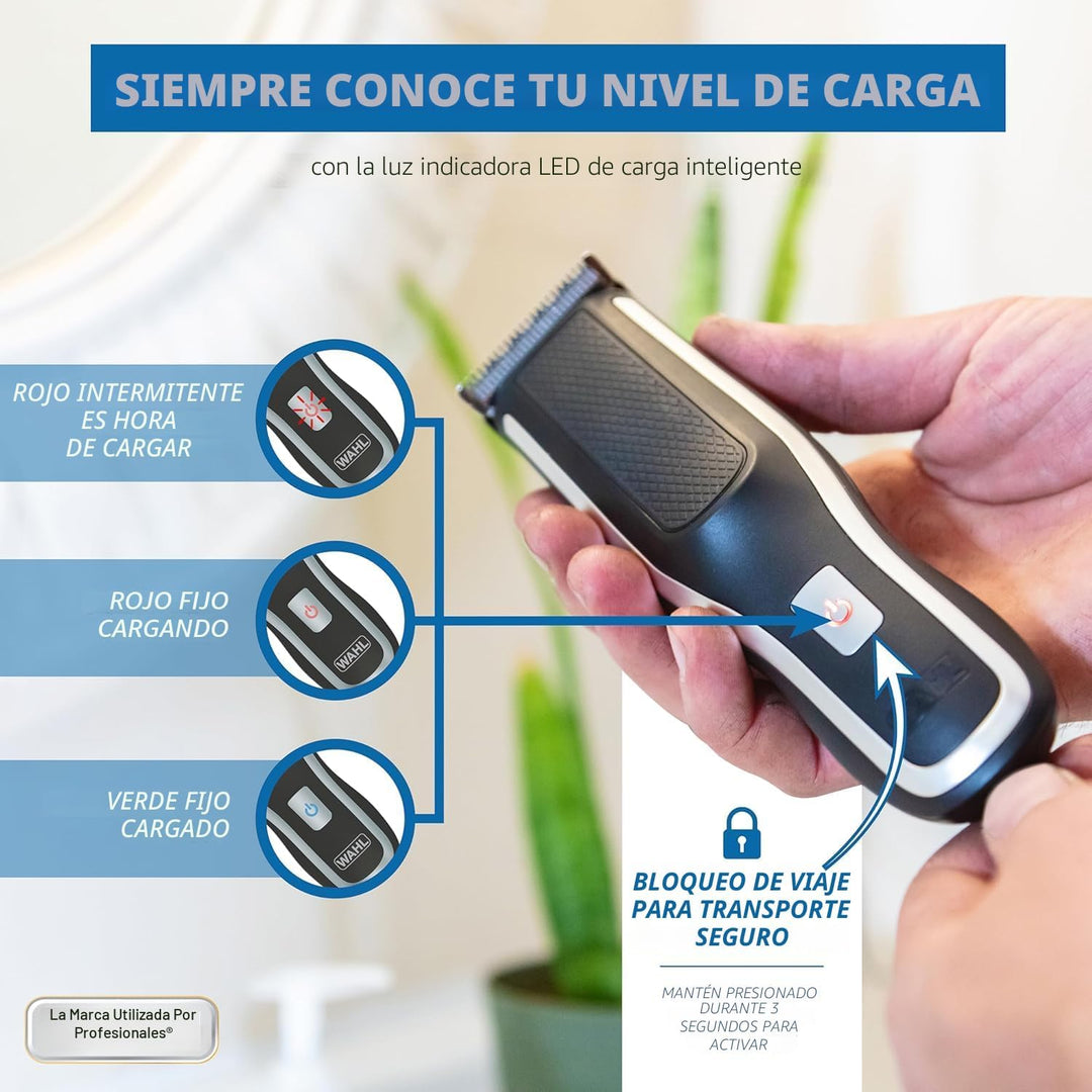 Wahl Clipper Autocorte Pro de Iones de Litio, Cortapelo Inalámbrico...