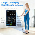 Lepulse Báscula inteligente para peso corporal, báscula de composición