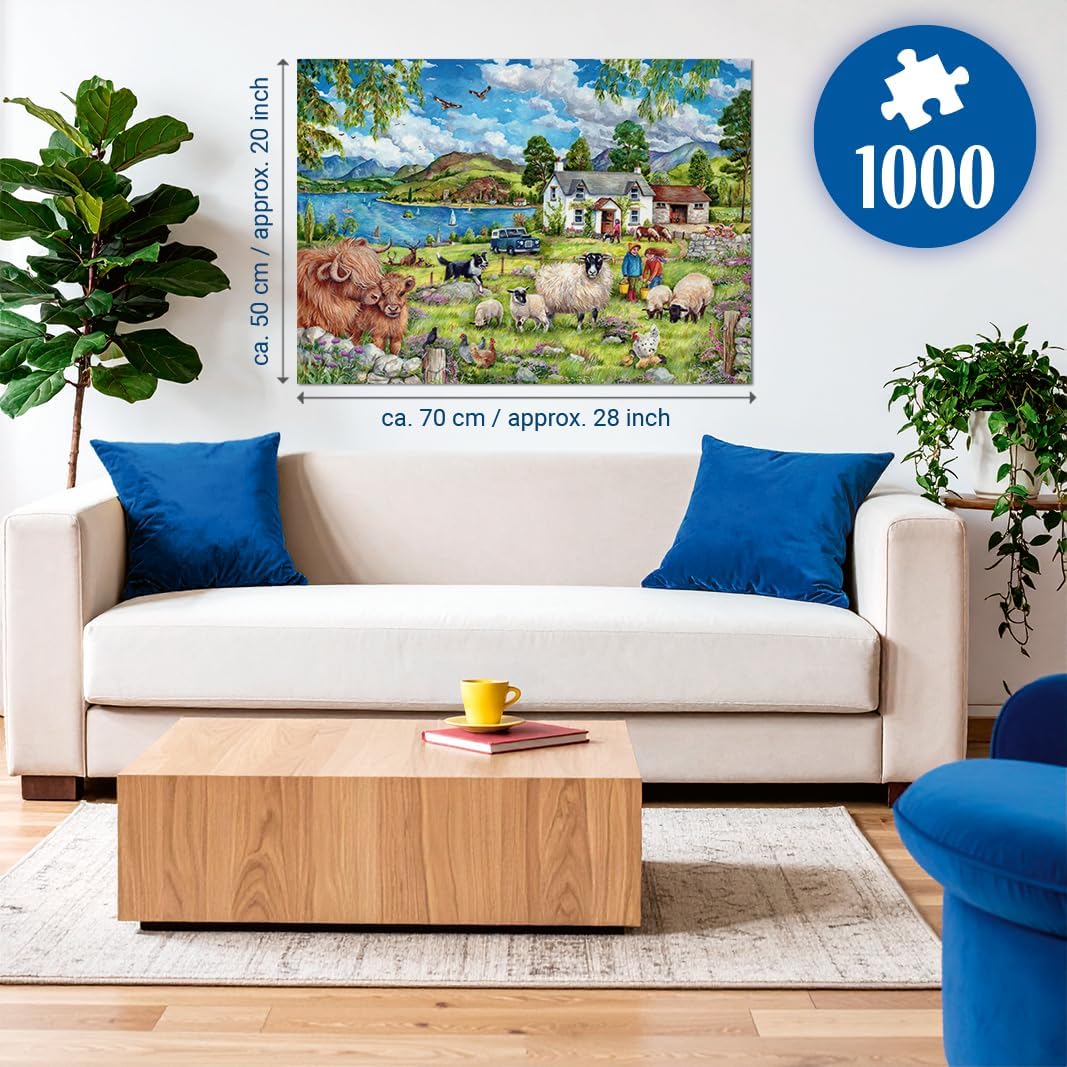 Ravensburger Country Farm - Rompecabezas de 1000 piezas, para adultos