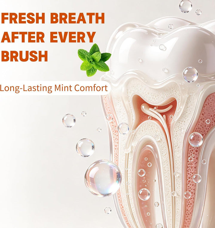 KUGIG Pasta de dientes para dientes sensibles, cuidado suave del es...