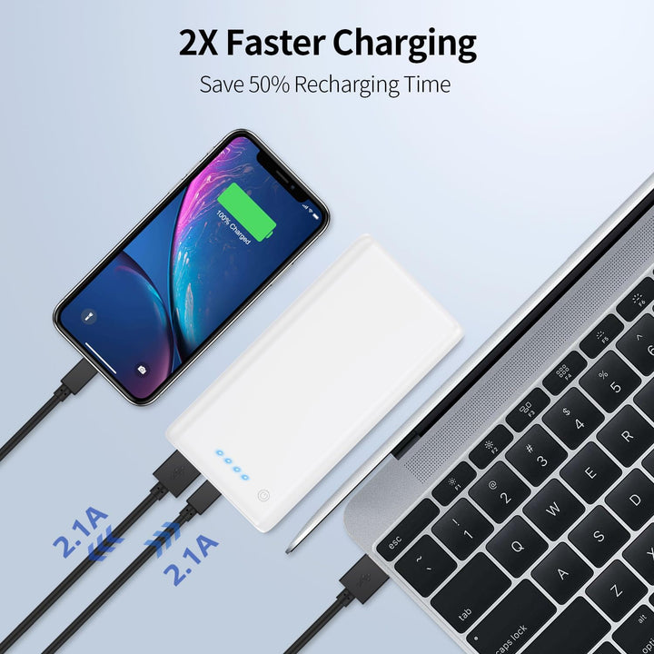 Banco de Energía Cargador Portátil 25,800mAh, 5V\/3A USB C entrada...