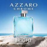 Azzaro Eau de Toilette cromado, colonia acuática fresca para hombre...