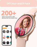Parsonver Reloj inteligente para mujer (respuesta/hacer llamadas)