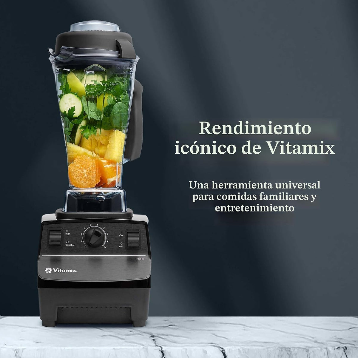 Vitamix 5200 Licuadora de grado profesional, contenedor de 64 oz., blanco